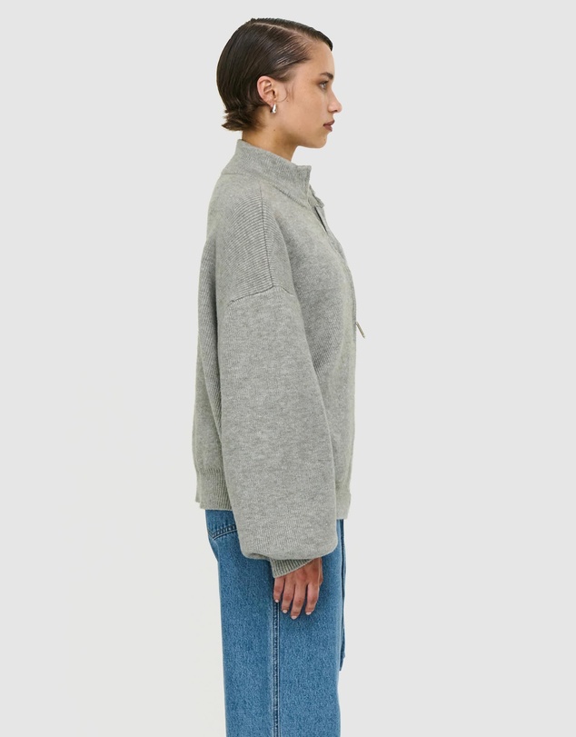 Staple the Label - Harlow Oversized Zip Cardigan