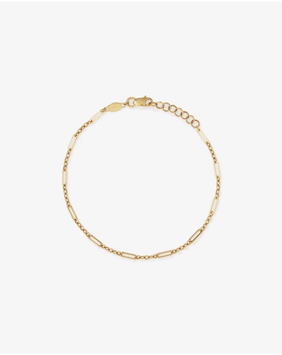 Michael Hill - Paperclip 3 and 1 Bracelet in 10kt Yellow Gold