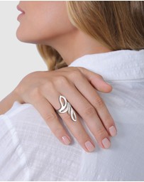 Elli Jewelry - Ring Curves 925 Sterling Silver
