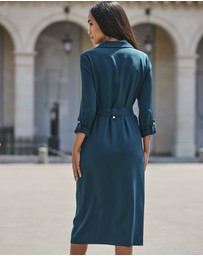 Sosandar - Utility Shirt Dress