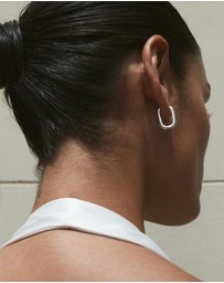 SAINT VALENTINE - Amsterdam Large Hoops - Silver