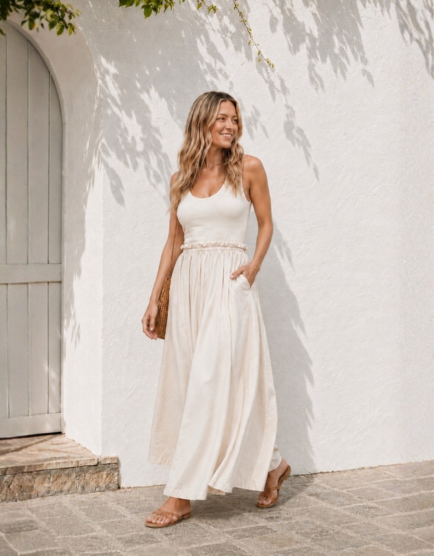 Esther & Co - Lucienne Dress - Ivory