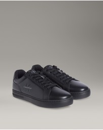 Calvin Klein - Classic Cupsole Mono Leather Sneakers