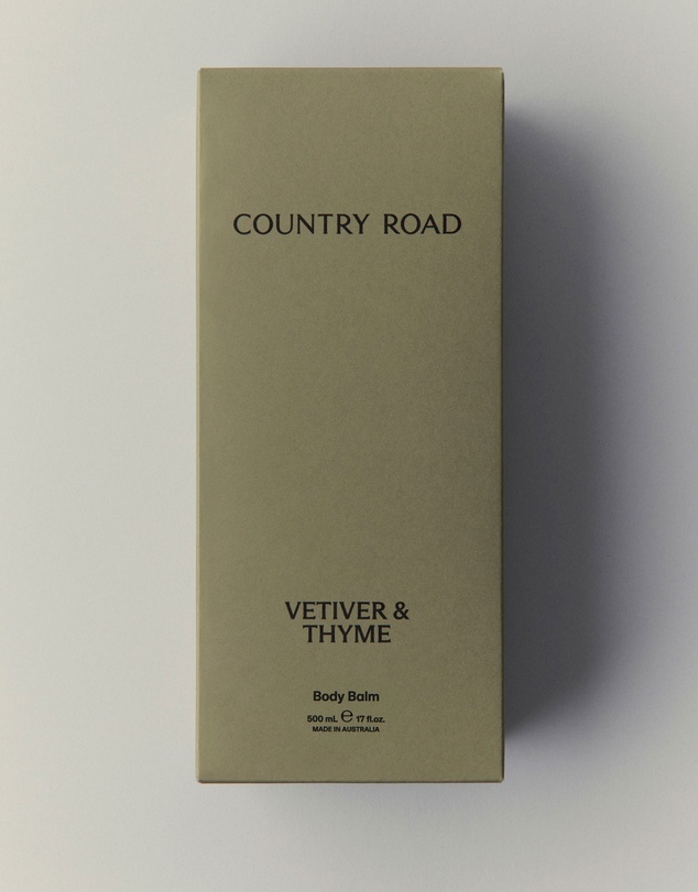 Country Road - Australian Made Vetiver & Thyme Body Balm 500ml