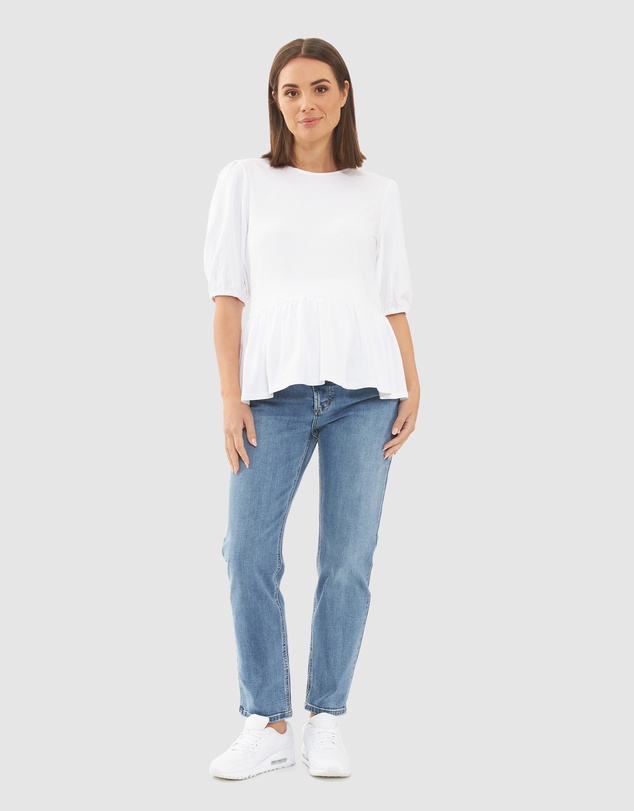 Ripe Maternity - Nadia Peplum Top
