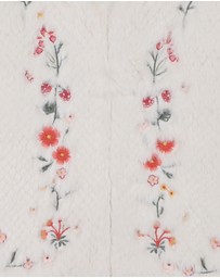 Fox & Finch - Orchard Bloom Emb. Faux Fur Vest 3-7 Yrs