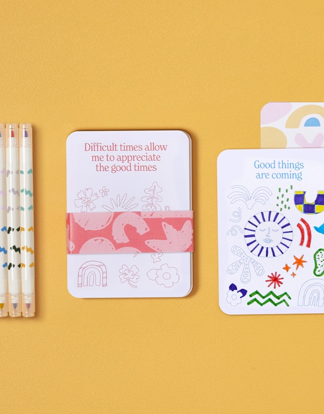 Journey Of Something - Colour Your Own Affirmation Cards