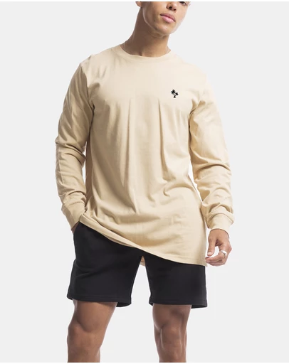 Vacancy Co - Palm Embroidery Long Sleeve Tee
