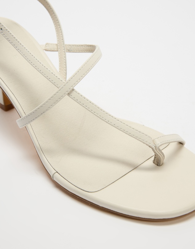AERE - Alina Leather Strap Heels