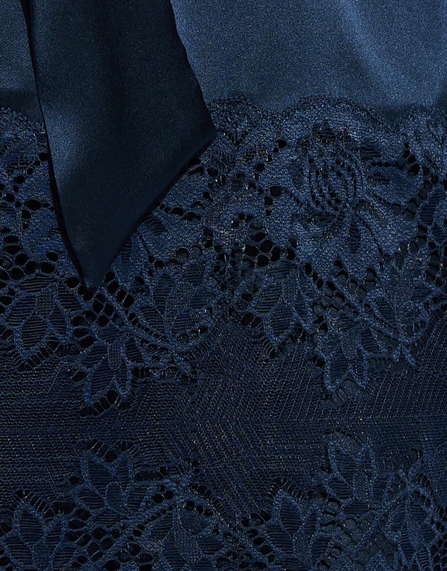 GINIA - Silk Lace Robe
