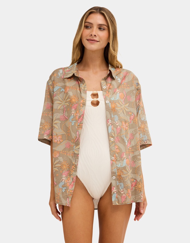 Billabong - Womens Lost In Paradise Short Sleeve Shirt