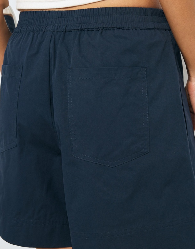 AERE - Junie Oversized Organic Poplin Shorts
