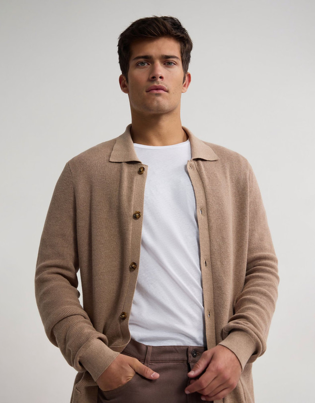 Oxford - Ford Rib Cotton Cardigan