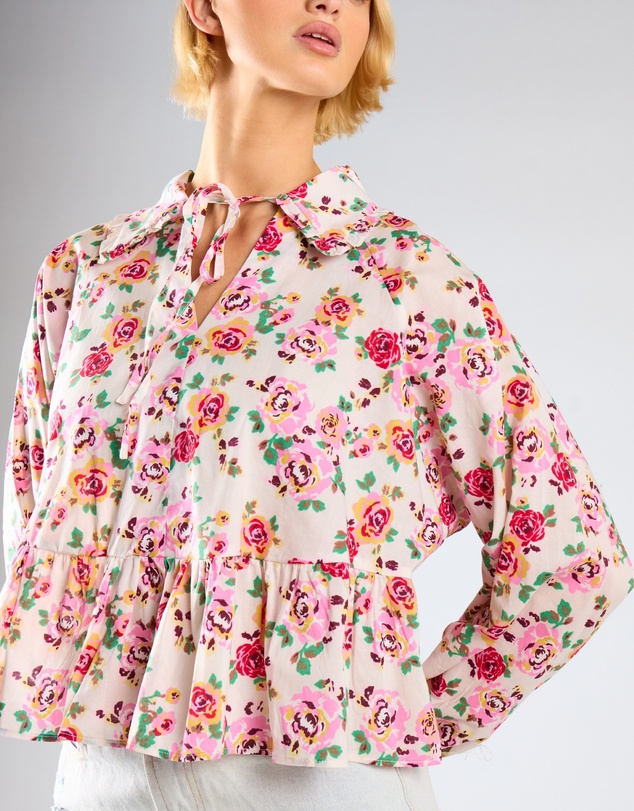 Glamorous - Long Puff Sleeve-Top