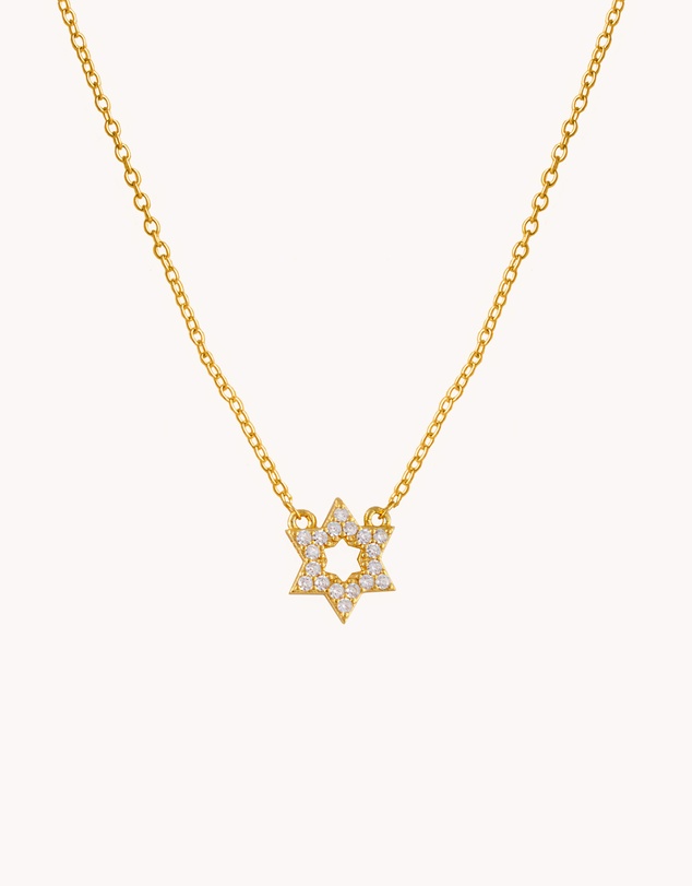 Bianc - Small CZ Star of David Necklace