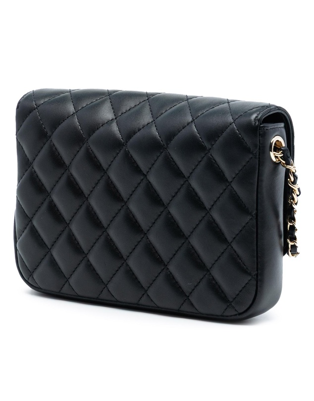 Pre-Loved by Azura Reborn - Pre-Loved CC Quilted Lambskin Side Packs Flap