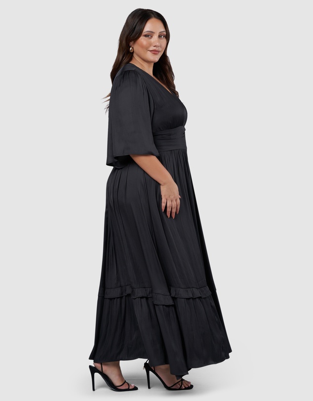 Pink Dusk by Curve Project - Work It Maxi Dress