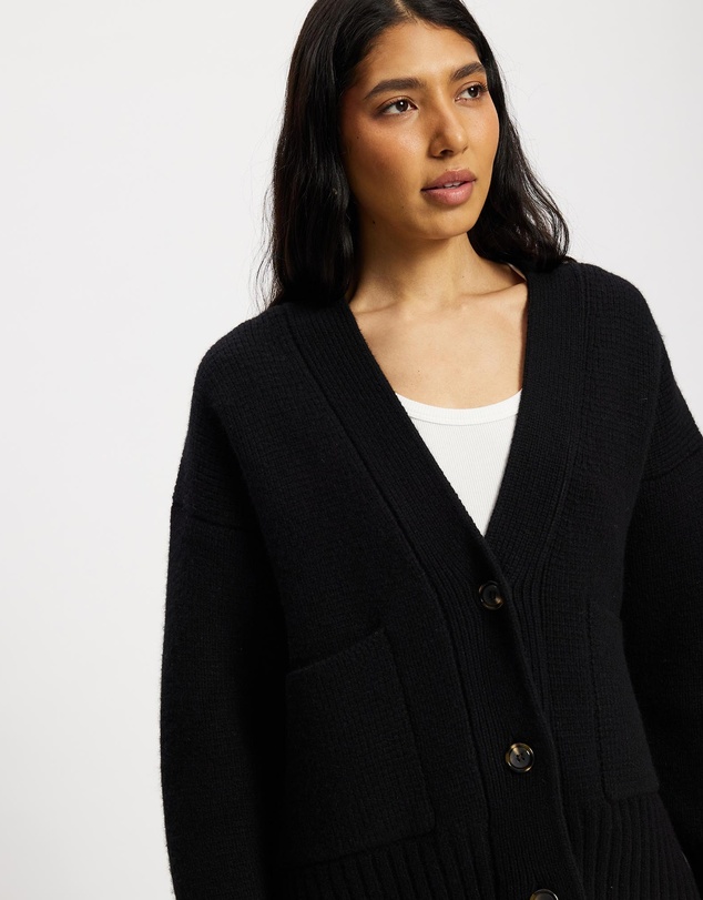 White By FTL - Amber Merino Cardigan