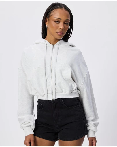 Cotton On Body Active - Active Fleece Bubble Zip Through Sweat