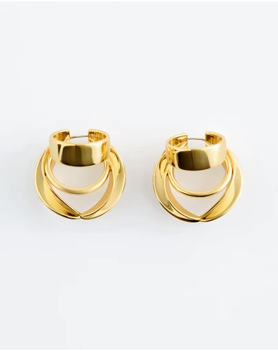 & Other Stories - Sculptural Hoop Earrings