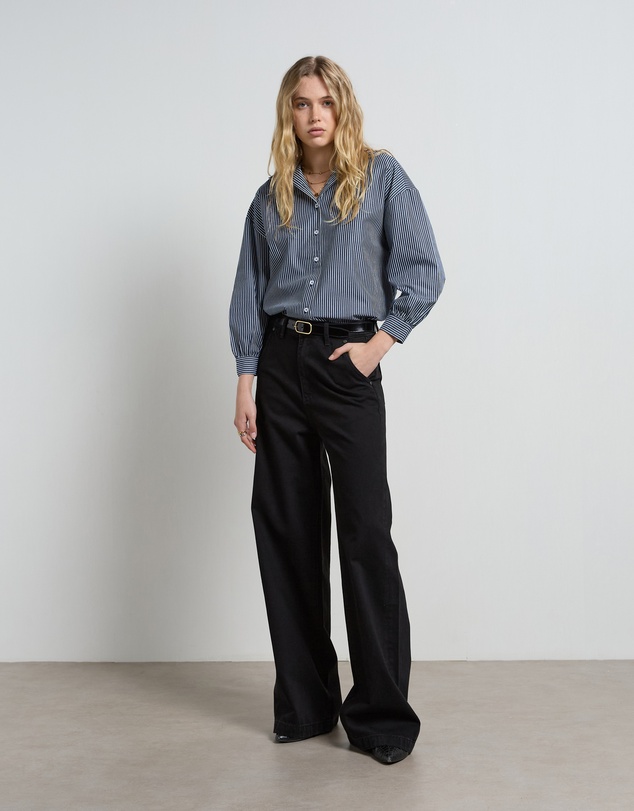 DRICOPER DENIM - Elma Navy Stripe Shirt