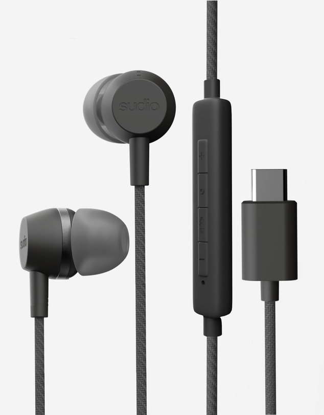 Sudio - V3 Pro - USB-C Tangle-Free Universal Wired Earbuds
