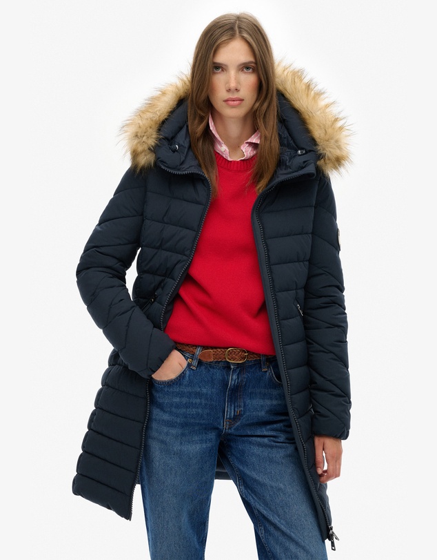 Superdry - Fuji Hooded Mid Length Jacket