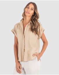 CAMIXA - CAPRI Short Sleeve Linen Shirt