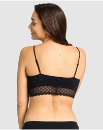 Billet Doux - Zen Dentelle Longline Wirefree Bralette with Lace