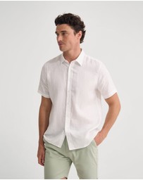 Oxford - Leyton French Linen Short Sleeve Shirt