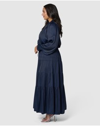 Pink Dusk by Curve Project - Glamorous Life Maxi Dress