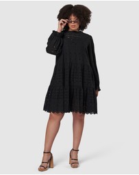Something 4 Olivia - Billie Broderie Mini Dress