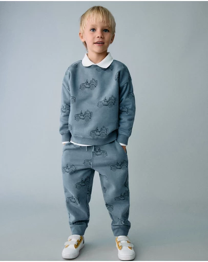 M.N.G - Cars Allover Print Joggers - Babies-Kids