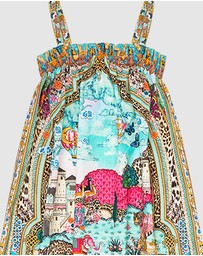 Camilla - Wide Strap Maxi Sun Dress - Kids-Teens