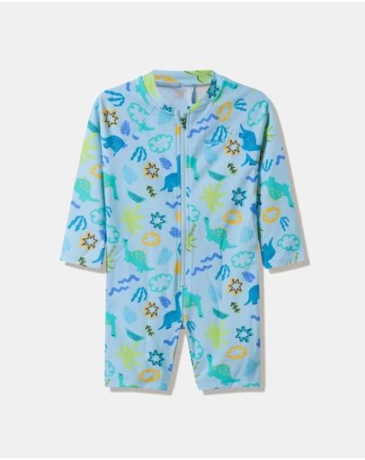 Speedo - LS Print Zip One Piece - Babies-Kids