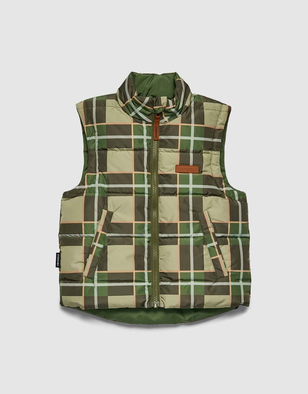 Crywolf - REVERSIBLE ECO-VEST Field Plaid