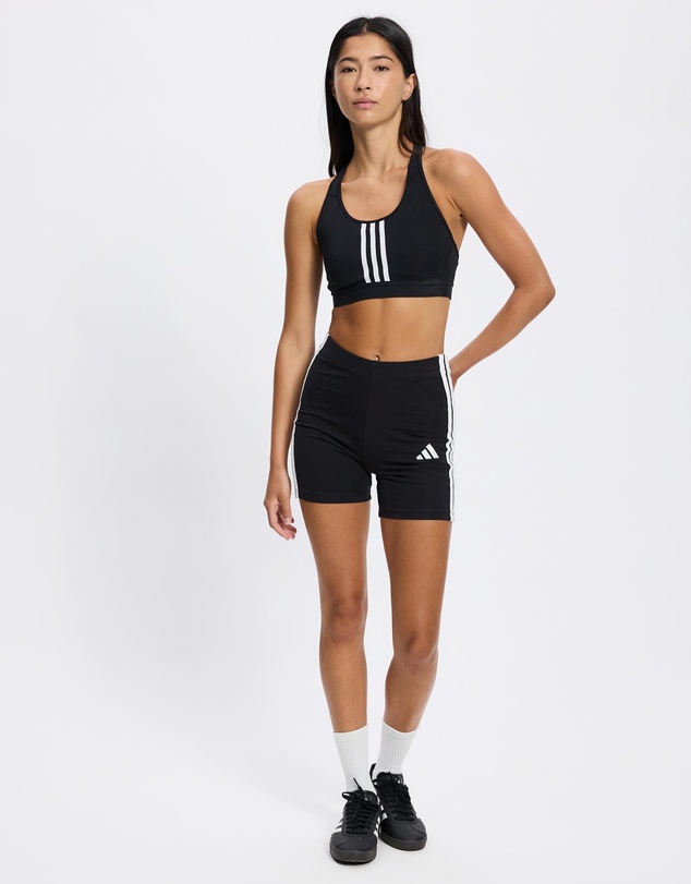adidas Sportswear - Essentials 3-Stripes High Waisted Biker Shorts