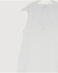 Revibe - Repaired Minima Esenciales Orsa Cotton Lace Midi Dress - AU 8