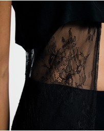 Lover - Malina Layered Lace Tunic Top