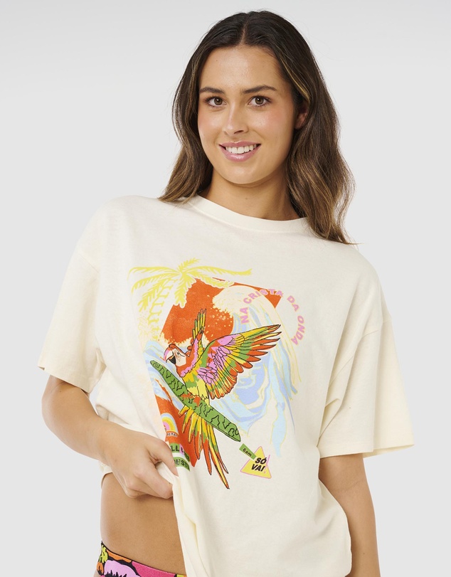 Rip Curl - Rip Curl x Farm Rio Wave Crest Heritage Tee