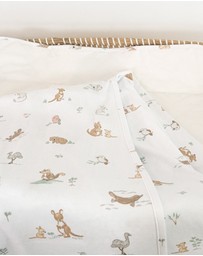 Living Textiles - 2 Pack Organic Swaddle Wraps - Australiana