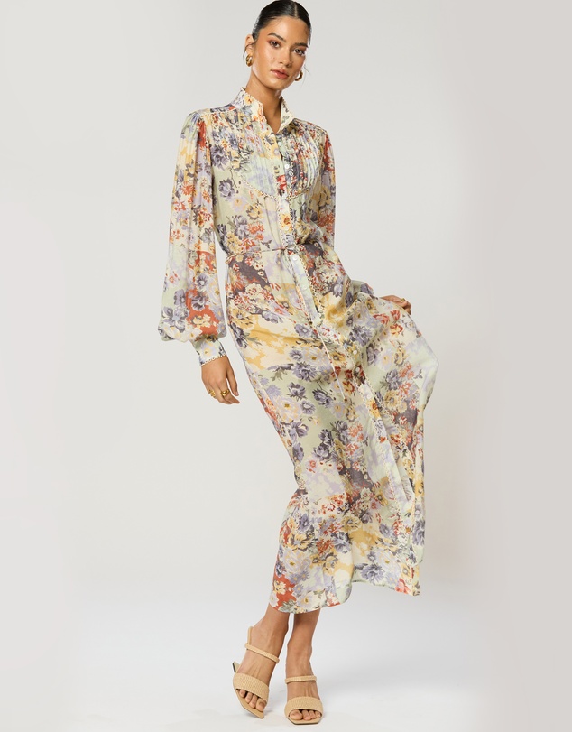 Winona - Genovia Button Maxi Dress