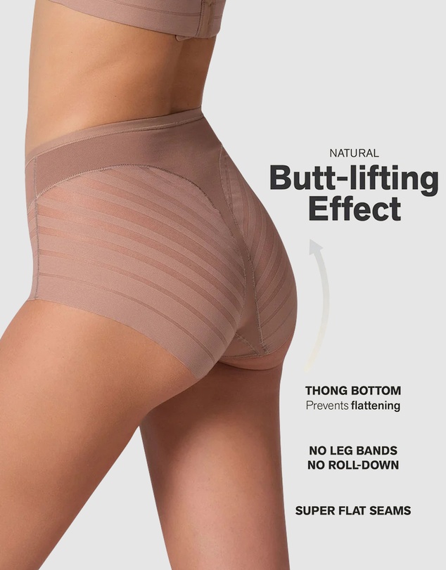 Leonisa - Lace Stripe Undetectable Seamless Shaping Brief