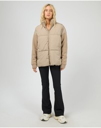 All About Eve - Luxe Knit Puffer Stone