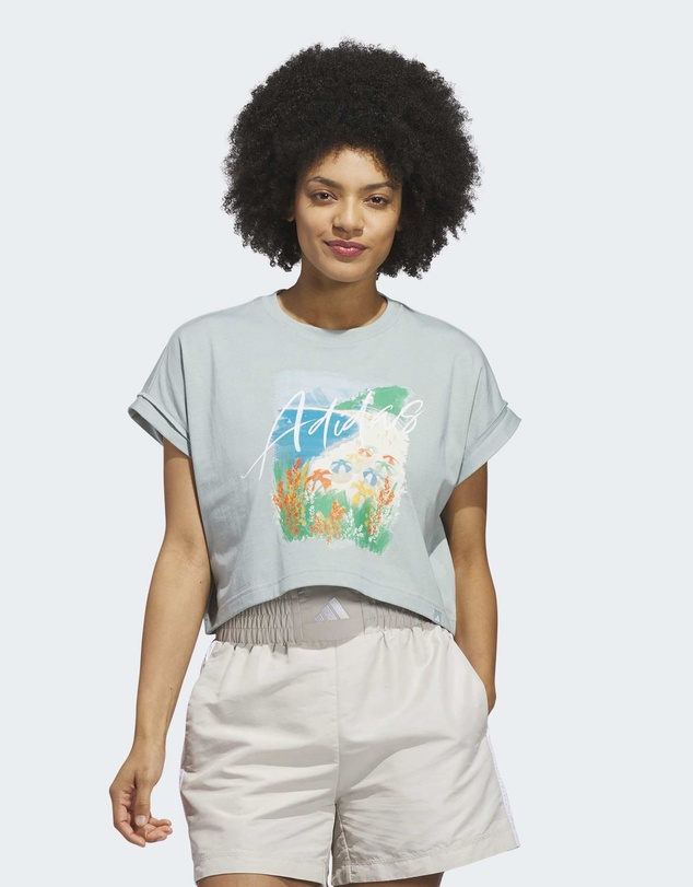 adidas Sportswear - SUMMER ROMANCE GRAPHIC T-SHIRT Womens