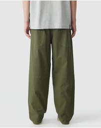 Bassike - Slouch Ripstop Adjustable Pants