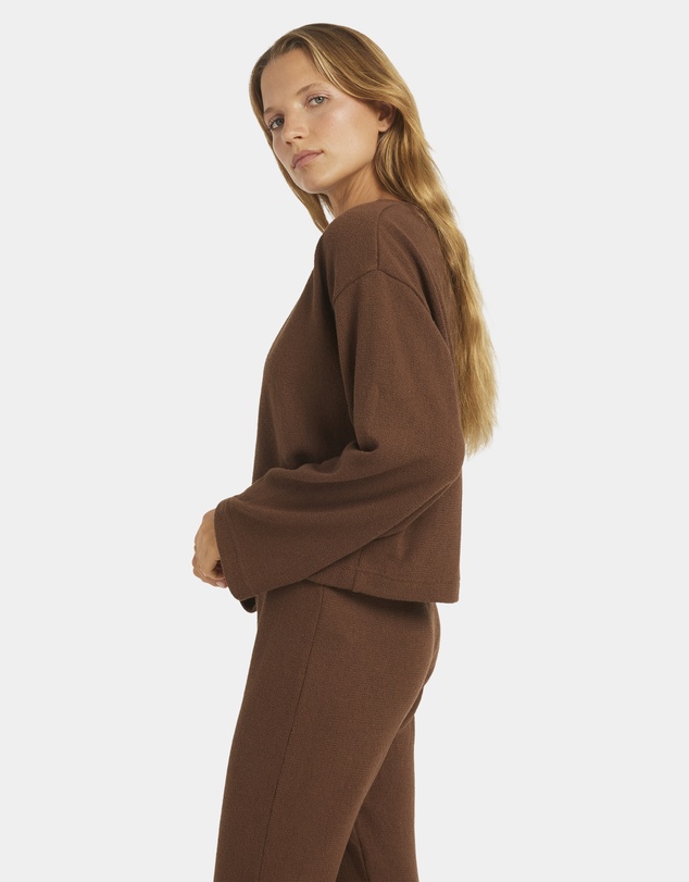 Roxy - Womens Stay Cozy Long Sleeve T-Shirt