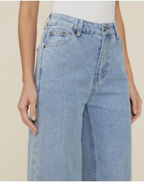 The Fated - Crop Wide Leg Jeans
