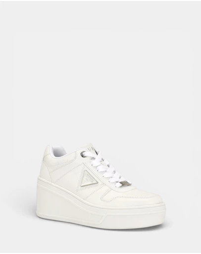 GUESS - Rozinn Lace-Up Platform Wedge Sneakers