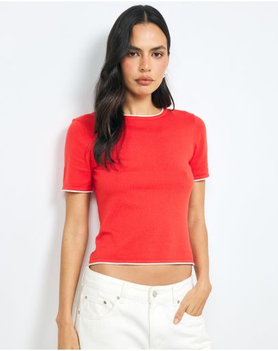 Red With White Trim
